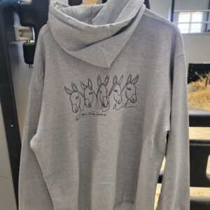 Donkey Outline Hooded Sweatshirt