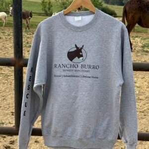Rancho Burro Logo Sweatshirt- Grey