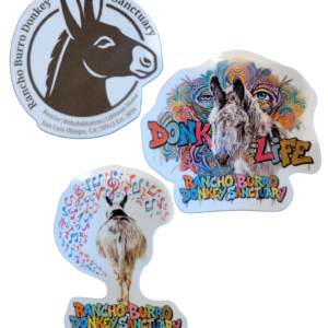 Donkey Stickers, Waterproof
