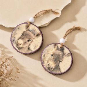 Donkey Ornament Disc